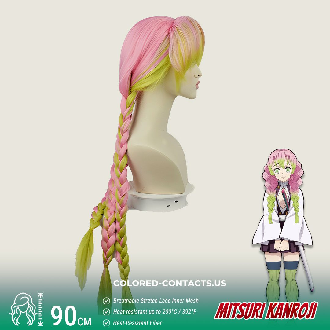 Mitsuri Kanroji Cosplay Wig