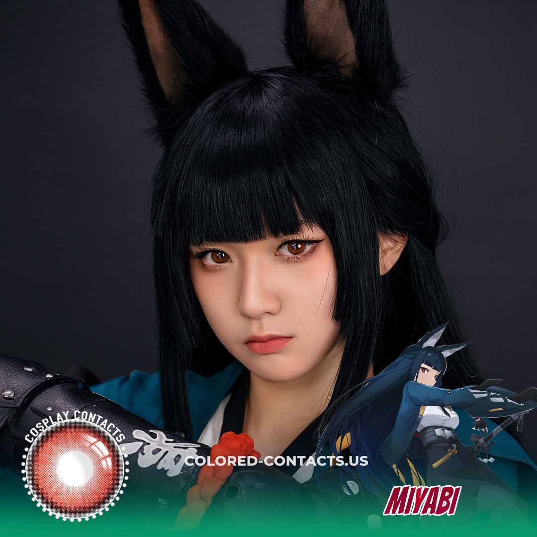 ZZZ Miyabi Cosplay Contact Lenses