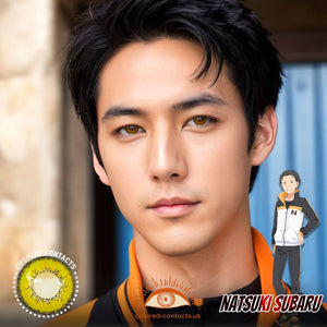 Natsuki Subaru Cosplay Brown Contact Lenses