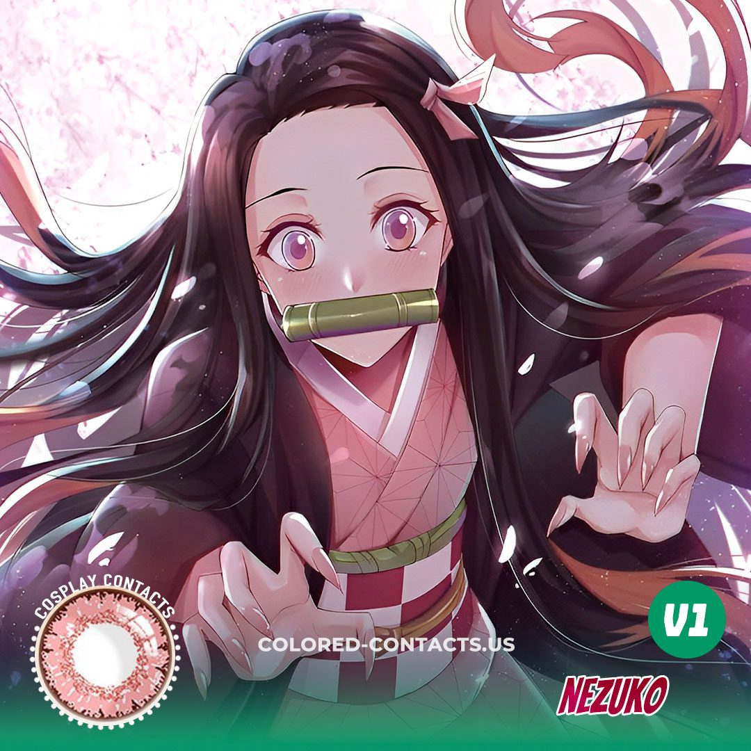 Nezuko Cosplay Contact Lenses