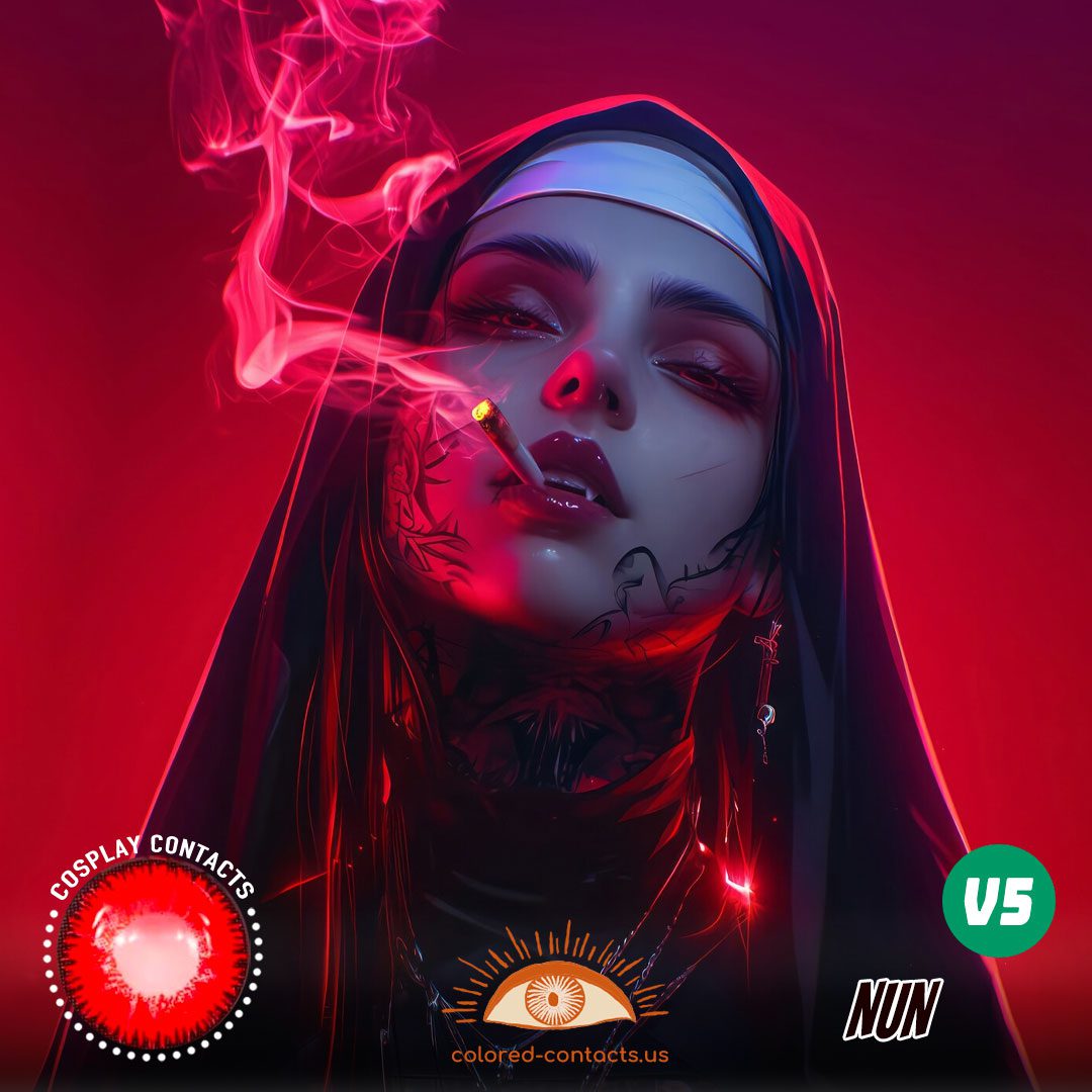 Nun Cosplay Contact Lenses - 5 Heavenly Styles