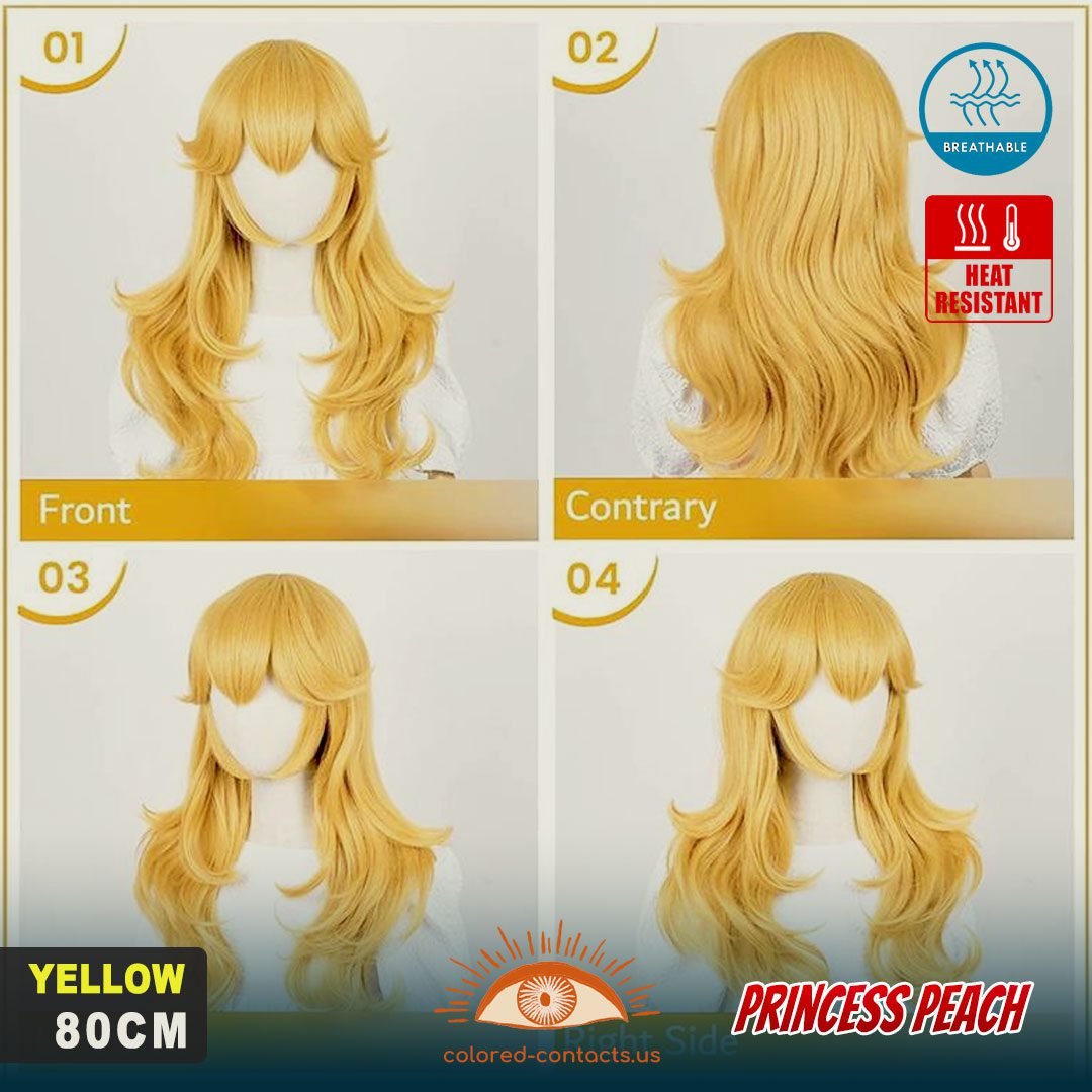 Princess Peach Cosplay Wig