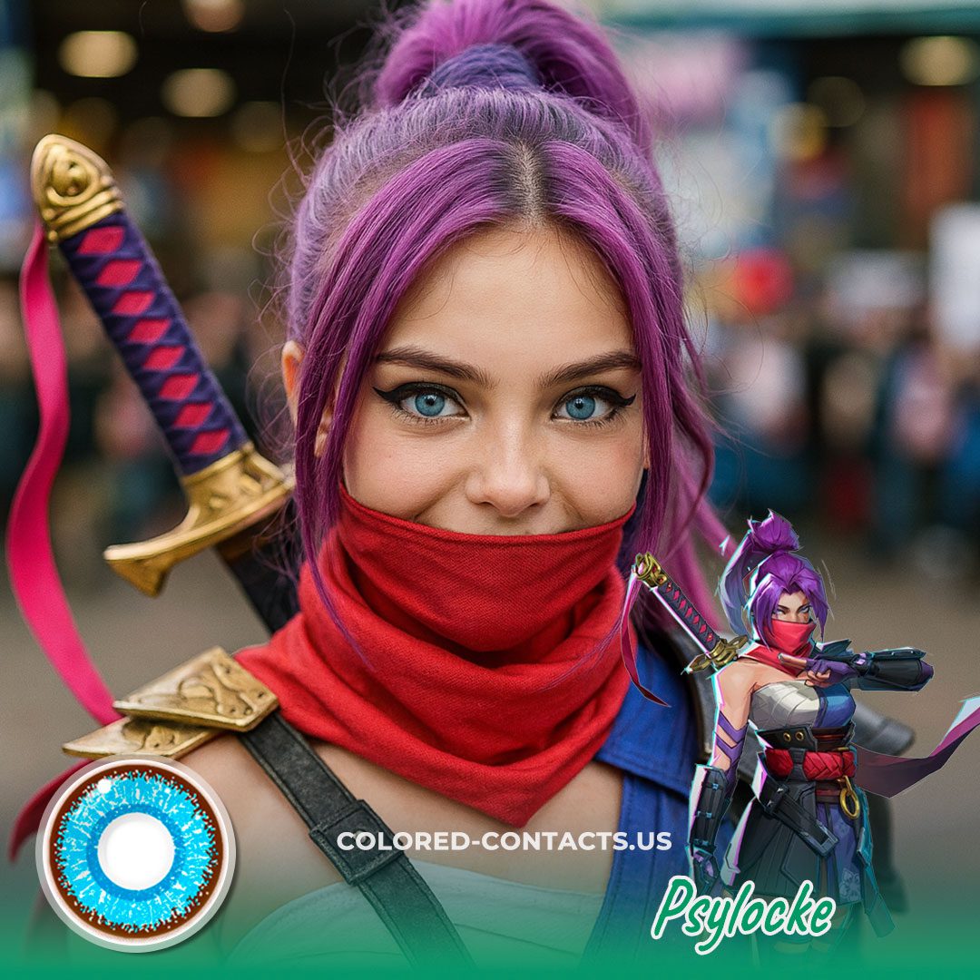 Psylocke Cosplay Contact Lenses