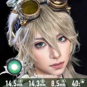 Punk Green Colored Contacts