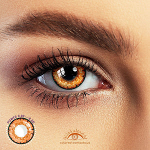 Orange Halloween Contacts
