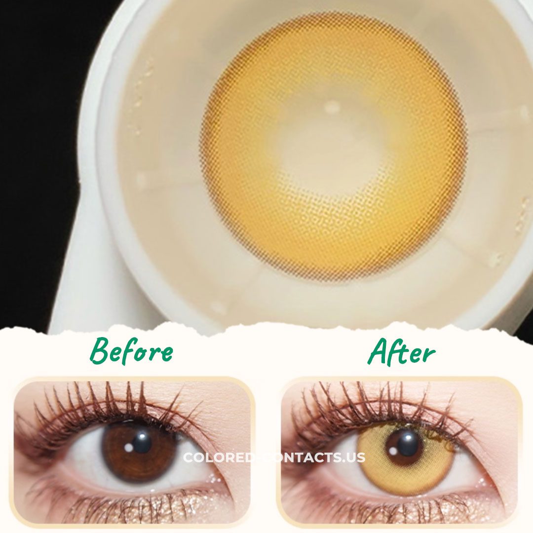 Radiant Gold Contact Lenses | 4-Lens Pack