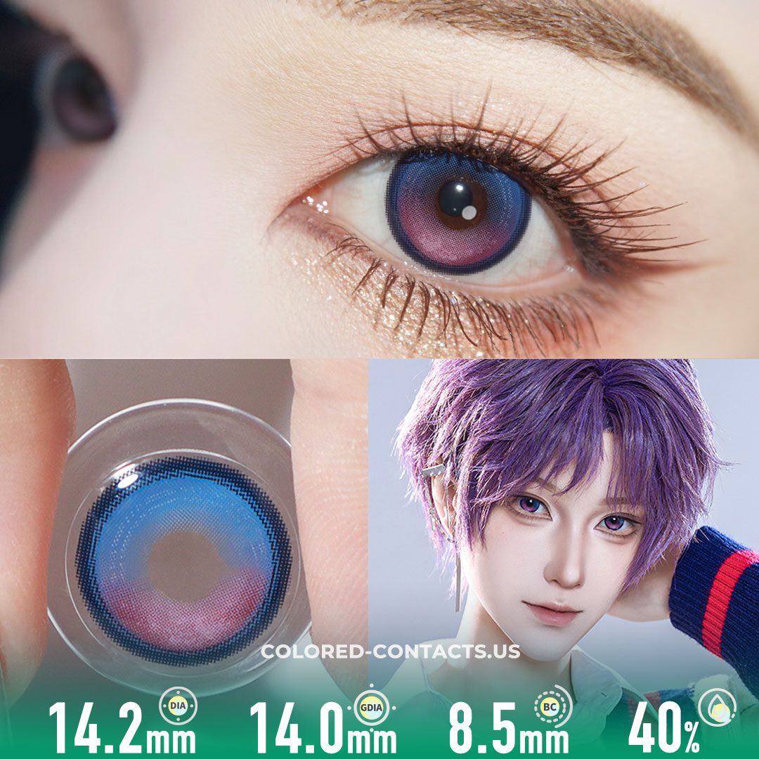 Colorful Rainbow Halloween Contacts