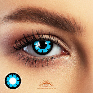 Ramona Flowers Cosplay Blue Colored Contacts