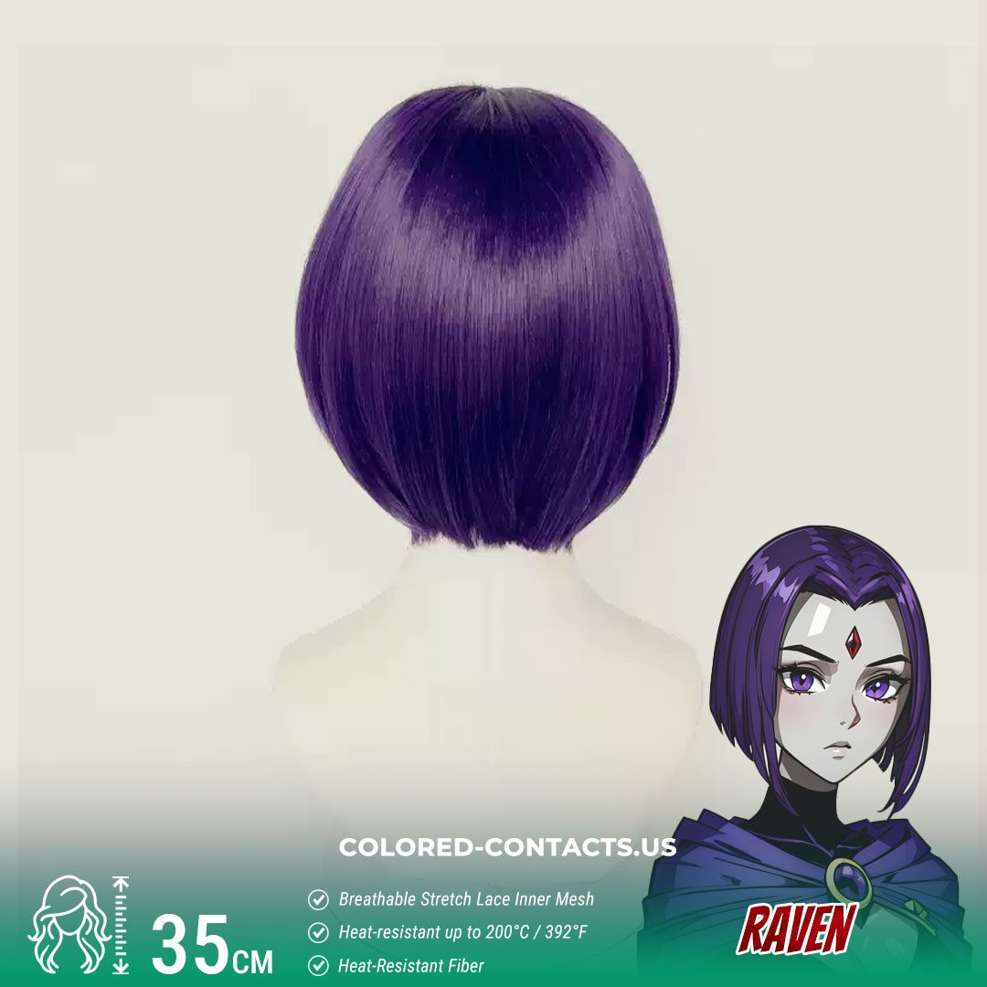 Raven Cosplay Wig -  Teen Titans