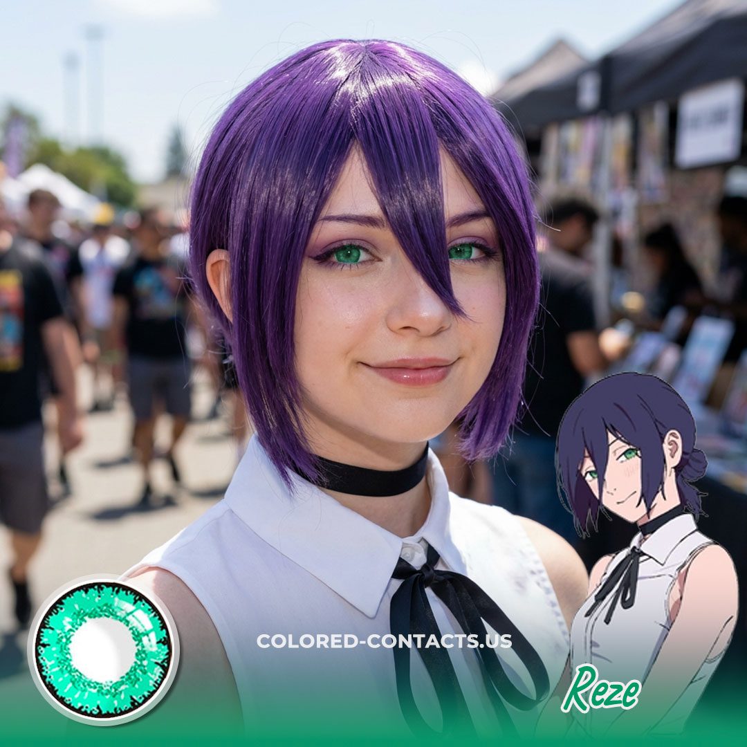 CM : Reze Cosplay Contact Lenses