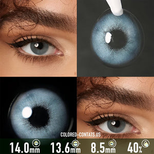 Rome Time Blue Contact Lenses