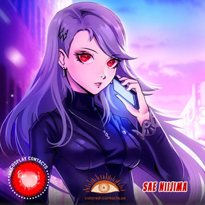 Persona 5 : Sae Niijima Cosplay Contact Lenses