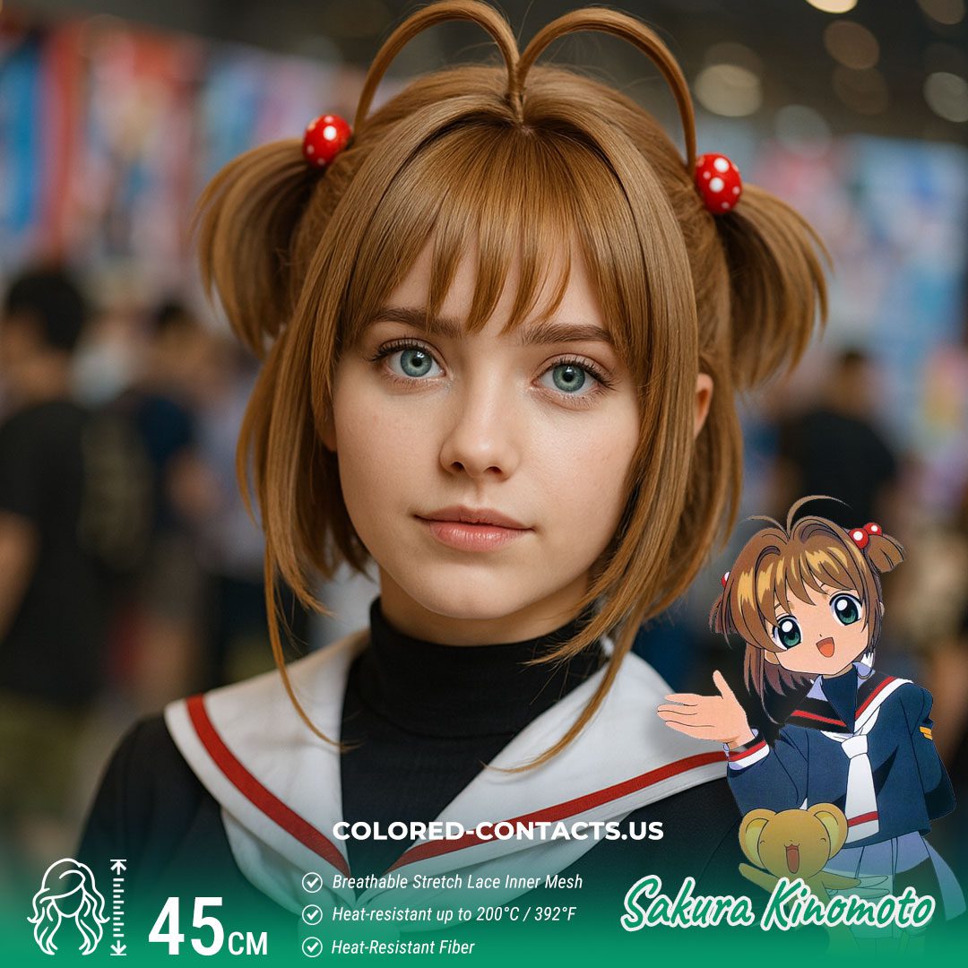 Sakura Kinomoto Cosplay Wig