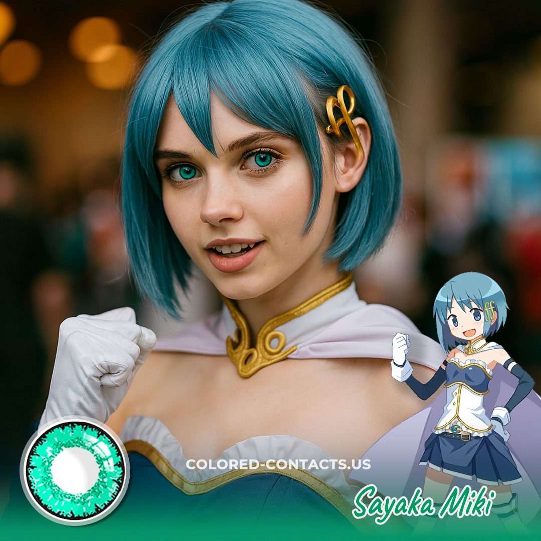 Sayaka Miki Cosplay Contact Lenses