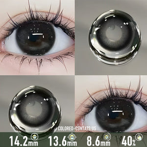 Smoky Black Contact Lenses