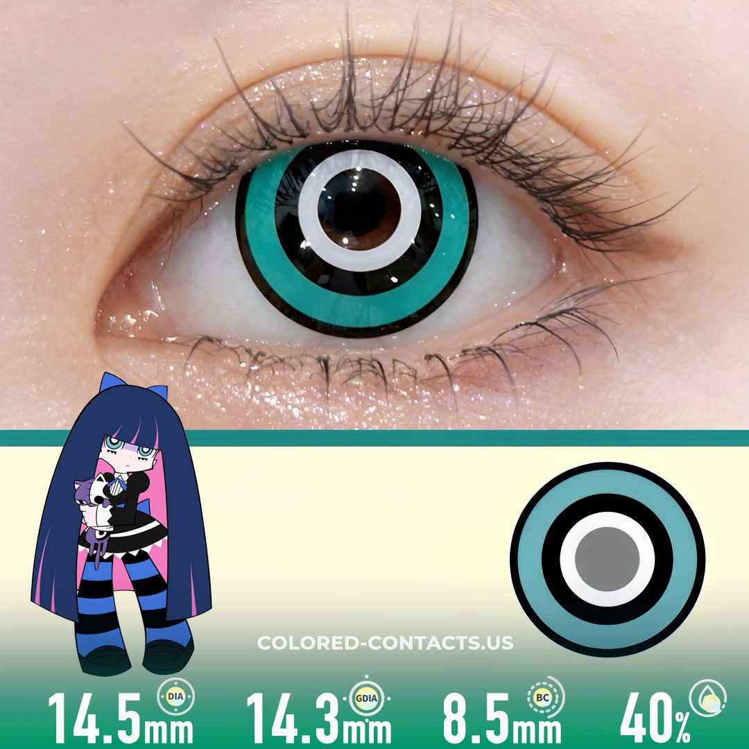 Panty & Stocking with Garterbelt: Stocking Cosplay Contact Lenses