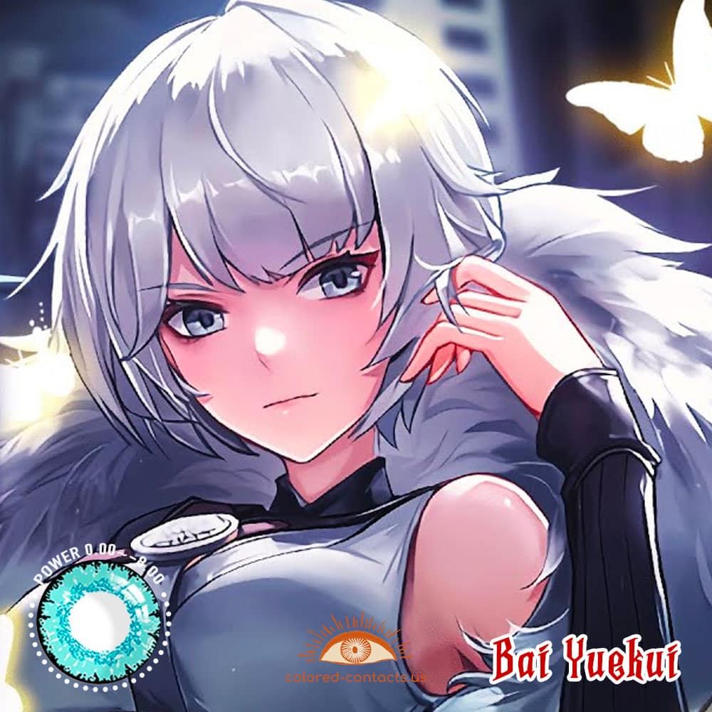 Tower of Fantasy : Bai Yuekui Cosplay Contact Lenses