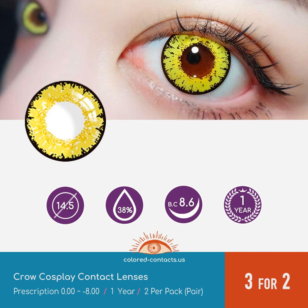 Tower of Fantasy : Crow Cosplay Contact Lenses