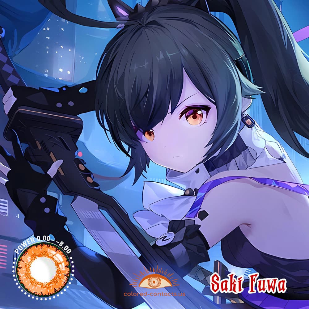 Tower of Fantasy : Saki Fuwa Cosplay Contact Lenses