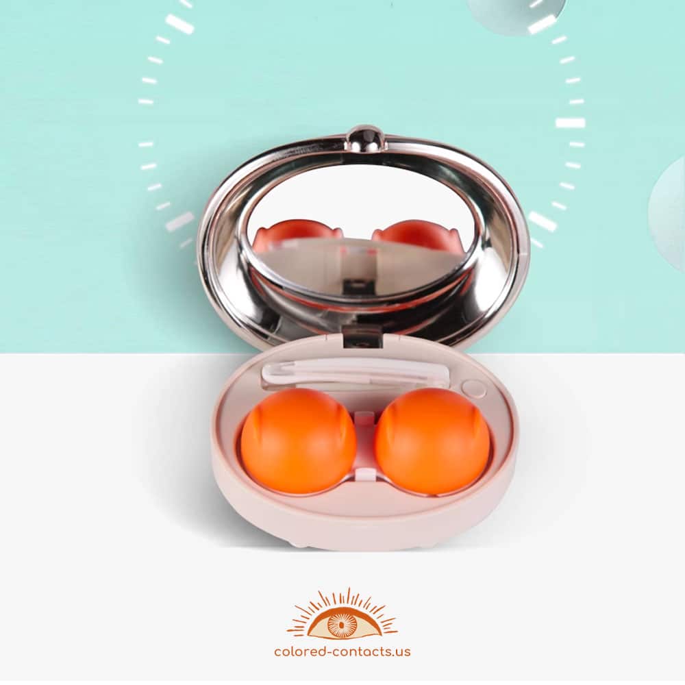 Lithium battery ultrasonic colored contacts cleaner