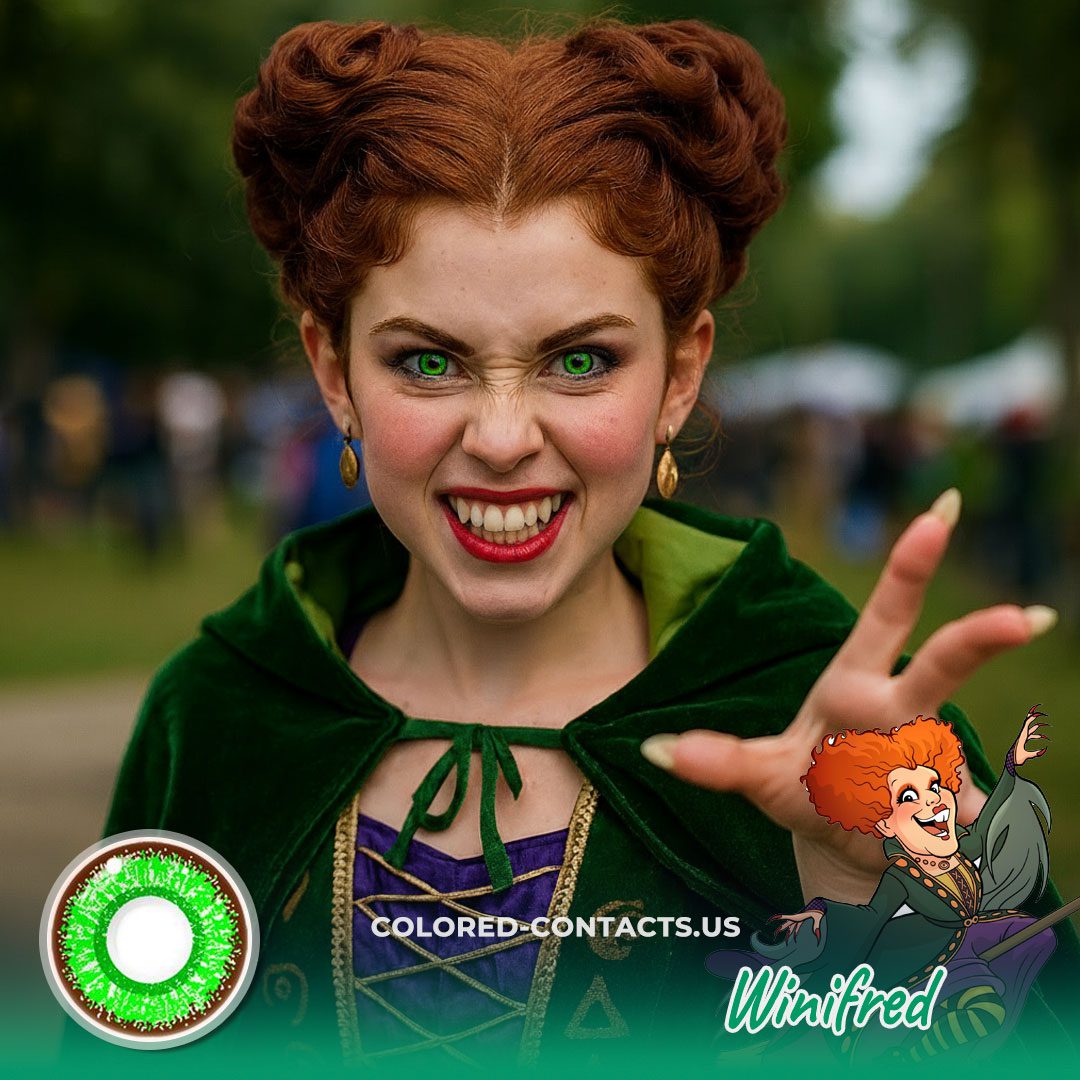Hocus Pocus Winifred Cosplay Contact Lenses