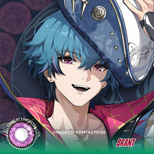 Brant Cosplay Voilet Contact Lenses