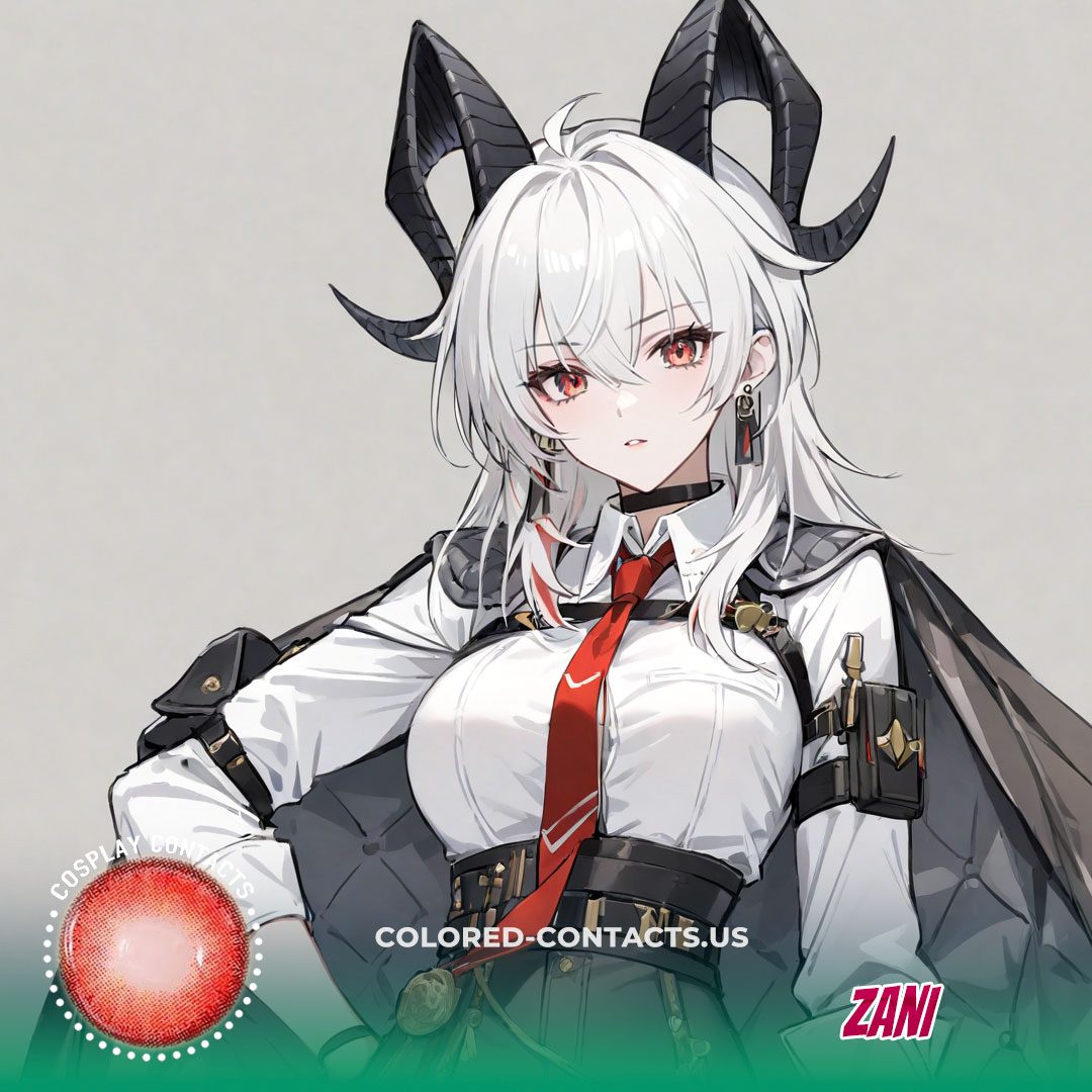 Zani Cosplay Red Contact Lenses