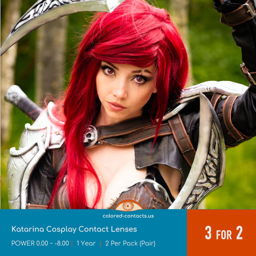 katarina Cosplay Contact Lenses