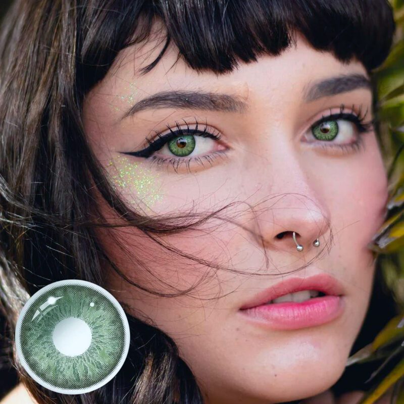 Bqeye Cocktail Green Hornet Colored Contact Lenses - Image 4