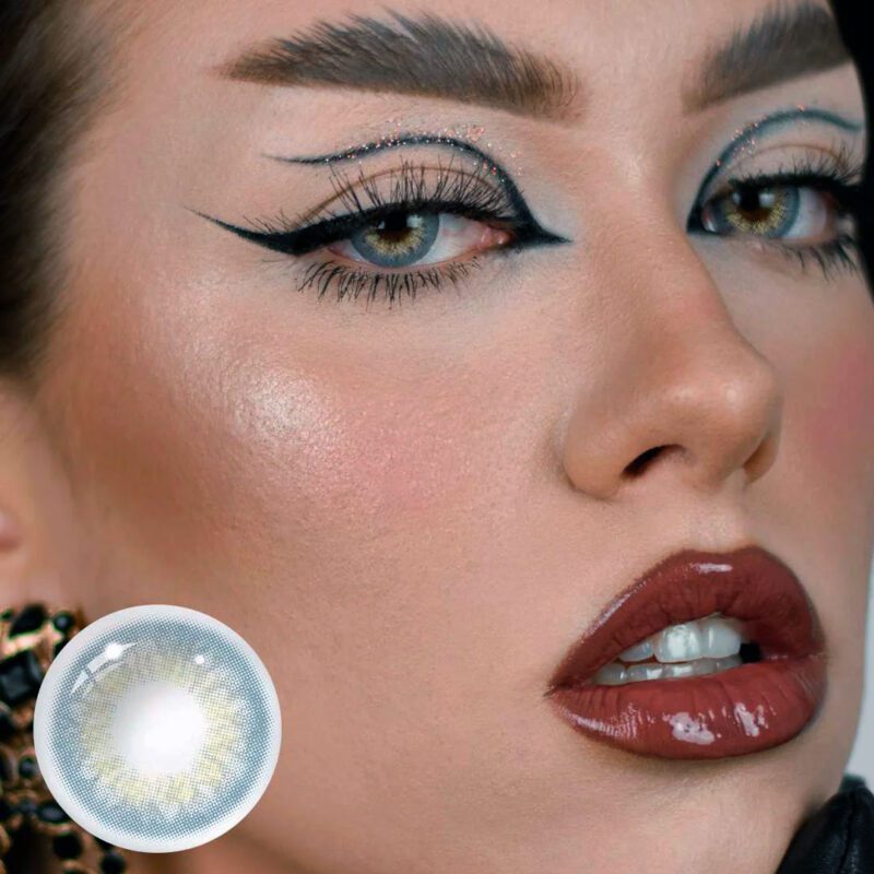 Bqeye Dna Taylor Grey Colored Contact Lenses - Image 4