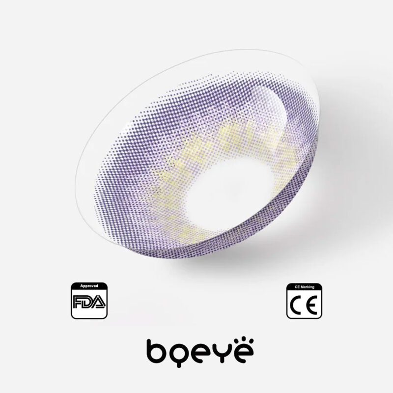 Bqeye Dna Taylor Purple Colored Contact Lenses - Image 5