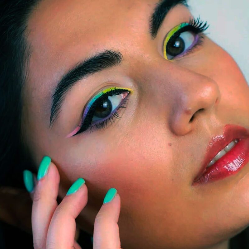 Bqeye Dna Taylor Purple Colored Contact Lenses - Image 6