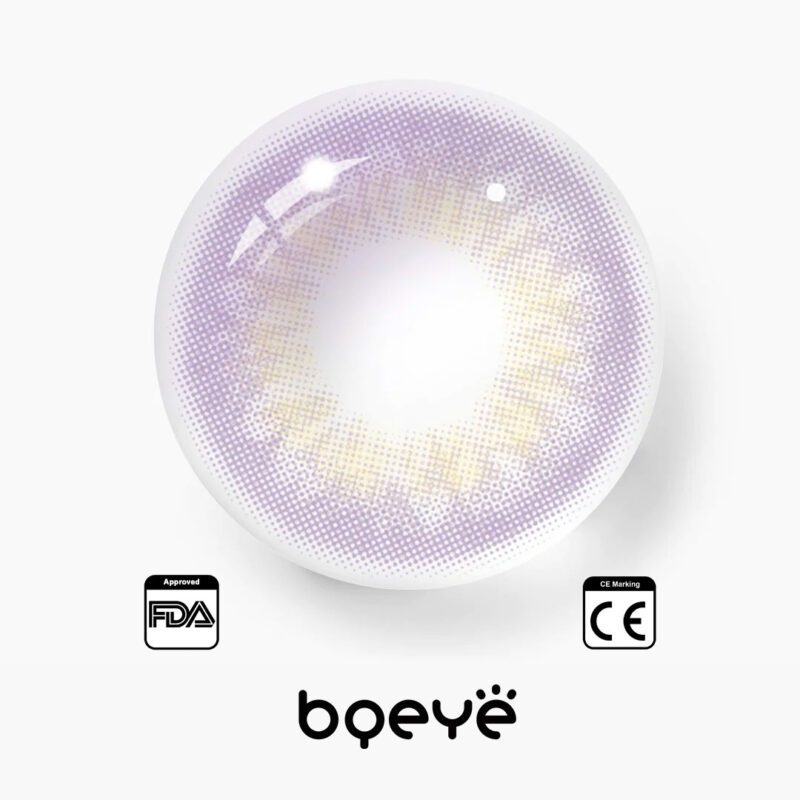 Bqeye Dna Taylor Purple Colored Contact Lenses - Image 4