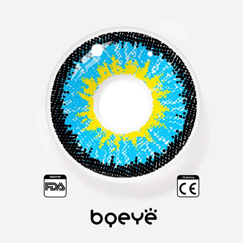 Bqeye Elf Blue Colored Contact Lenses - Image 4