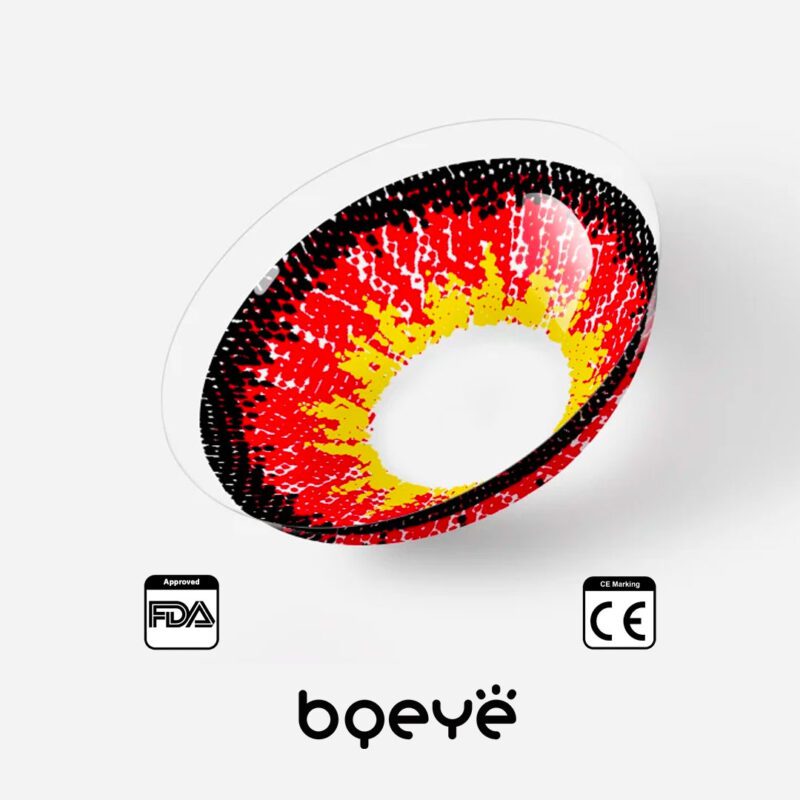 Bqeye Elf Rood gekleurde contactlenzen - Afbeelding 6