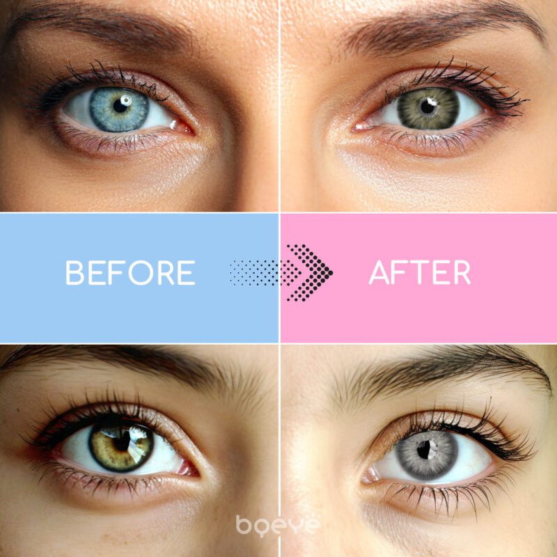 Bqeye Magnificent Grey Colored Contact Lenses - Image 2