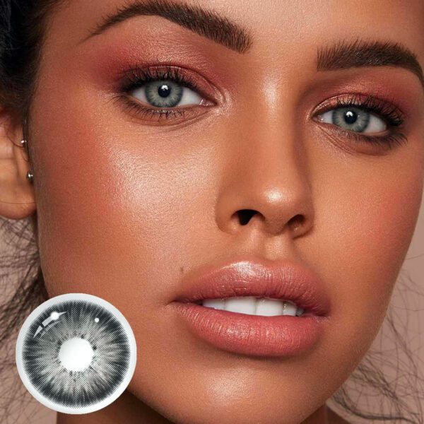 Lenti a contatto colorate Bqeye Magnificent Grey Bqeye Colored Contact Lenses - Bqeye Magnificent Grey Colored Contact Lenses