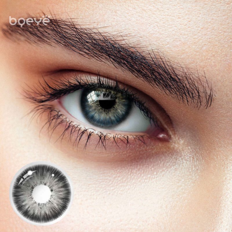 Bqeye Magnificent Grey Colored Contact Lenses