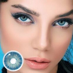 Bqeye Colored Contact Lenses - Bqeye Magnificent Antarctic Blue Colored Contact Lenses