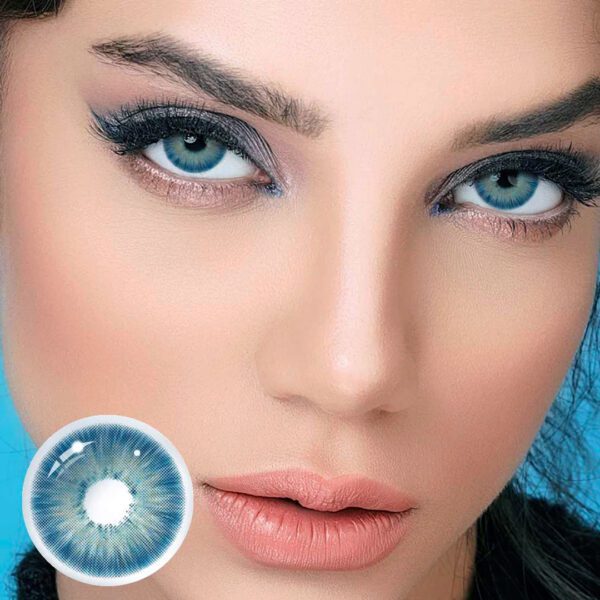 Kolorowe soczewki kontaktowe Bqeye Magnificent Antarctic Blue Bqeye Colored Contact Lenses - Bqeye Magnificent Antarctic Blue Colored Contact Lenses
