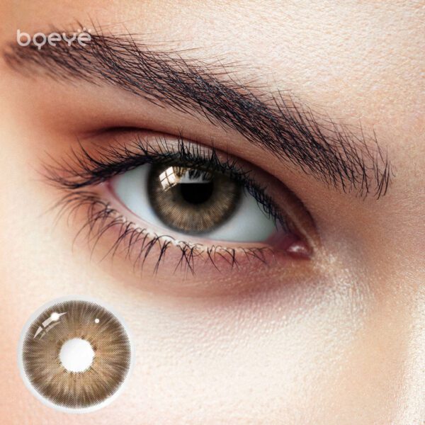BQeye Magnificent Sahara Brown Colored Contact Lenses
