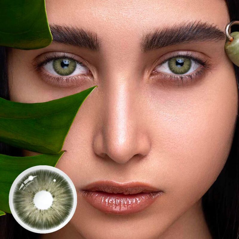 Bqeye Magnificent Amazonia Green Colored Contact Lenses - Image 4
