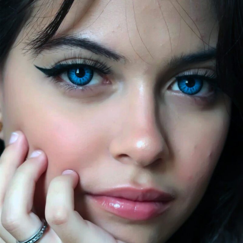Lentes de contacto coloridas Bqeye Mystery Blue - Imagem 5