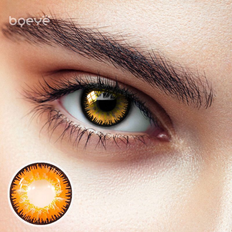 Bqeye Mystery Brown Colored Contact Lenses