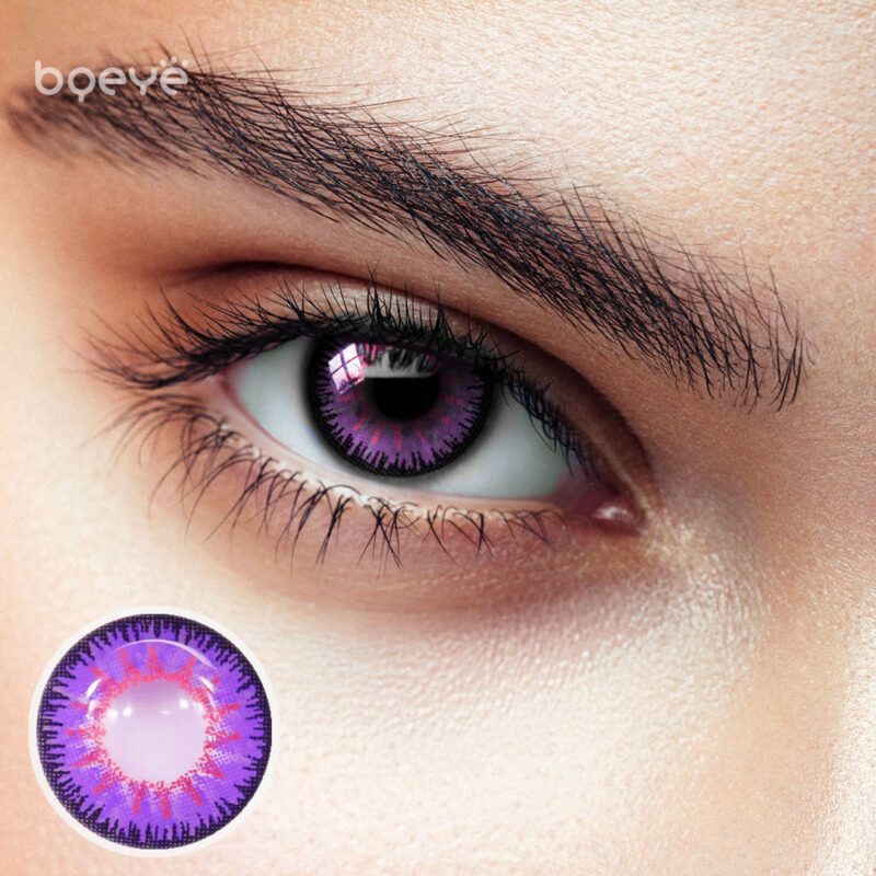 Lentilles de contact colorées Bqeye Mystery Purple
