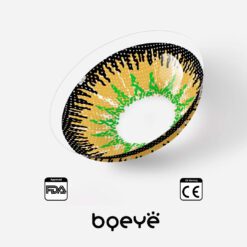 Bqeye Colored Contact Lenses - Bqeye Mystery Yellow Colored Contact Lenses