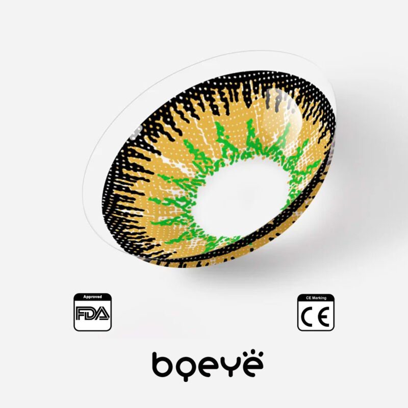 Bqeye Mystery Yellow Colored Contact Lenses - Image 5
