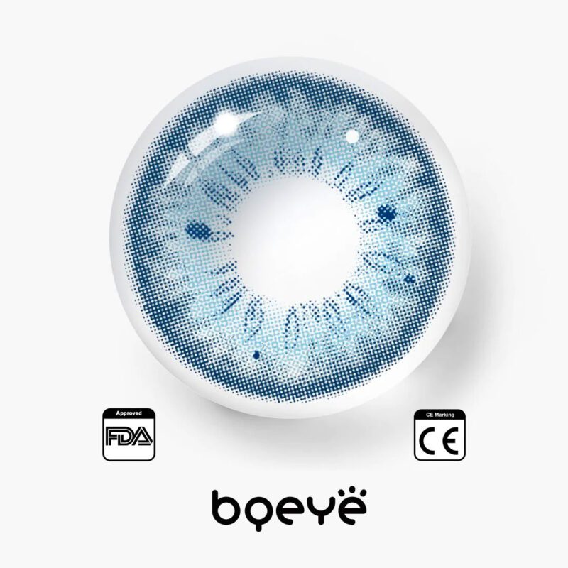 Bqeye Stunna Girl Blue Colored Contact Lenses - Image 4