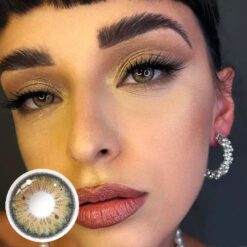 Bqeye Colored Contact Lenses - Bqeye Stunna Girl Khaki Colored Contact Lenses