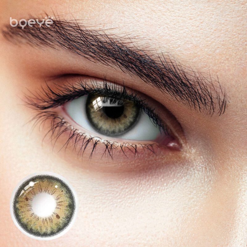 Bqeye Stunna Girl Khaki Colored Contact Lenses
